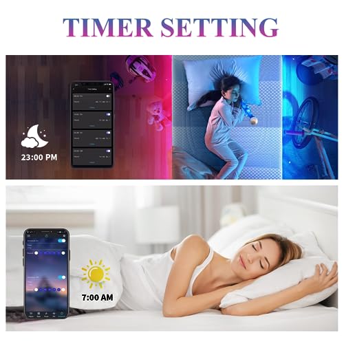 CILIENG LED Streifen 5M, IP65 RGB LED Streifen Wasserdichter mit Fernbedienung und APP, 16 Mio. Farben Farbwechsel LED Lichterkette Sync mit Musik, Flexibel LED Band für TV Partei Halloween Deko