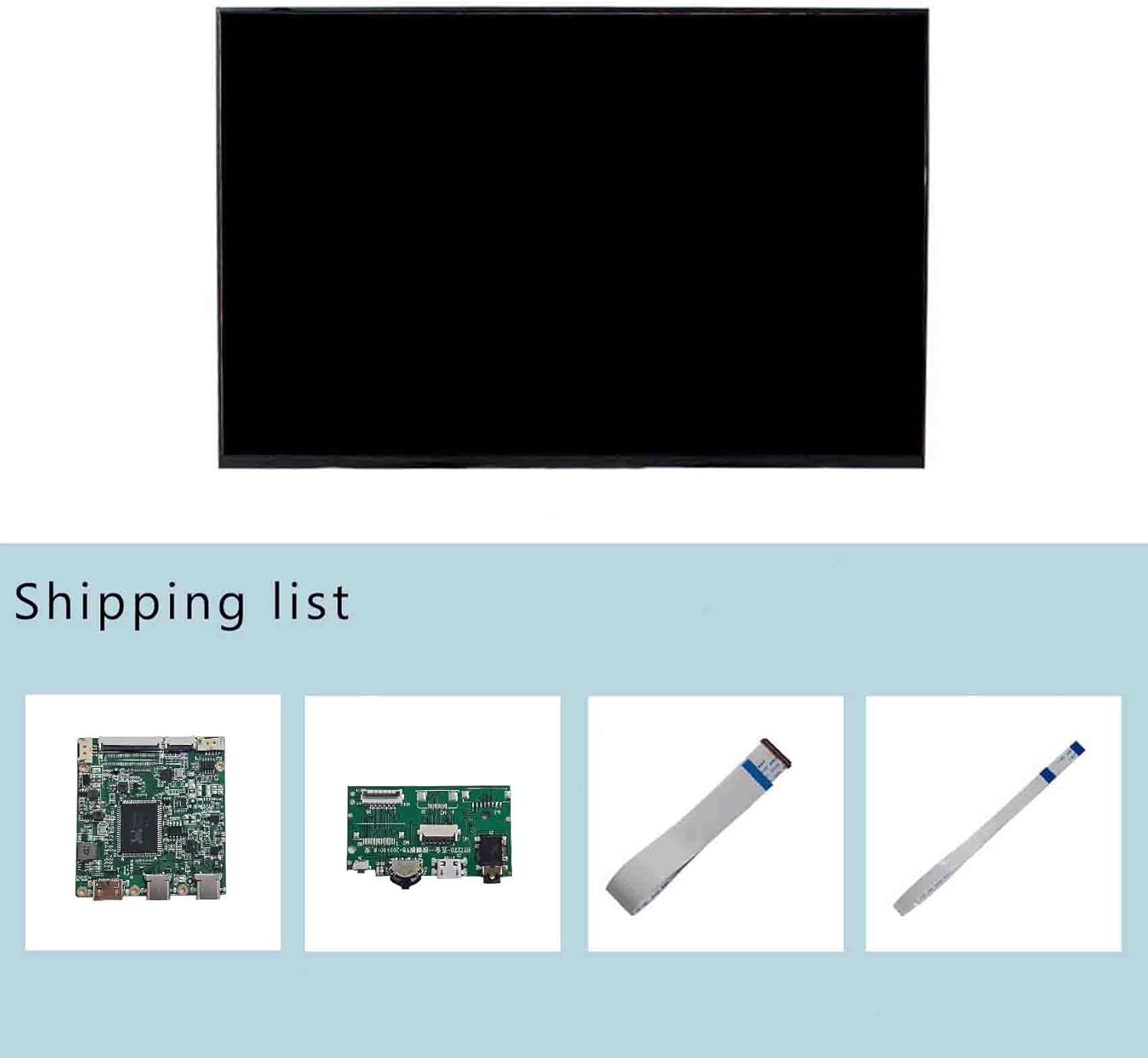 VSDISPLAY 13.3" 1920x1200 Touch Panel 13.3 Inch LCD Screen 16:10 NV133WUM with USB-C Driver Board,As Extra Display/Replacement Panel