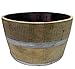 Half wine barrels