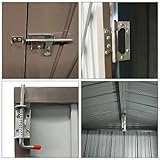 NEW!Outdoor Storage Garden Shed with Door Galvanised Metal Sloped Roof (6FT*4FT) - Image 5