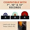 SPINCARE Vinyl Record Cleaner Kit Record Cleaning Machine Includes Washer Solution Drying Rack & Accessories | Cleans 500 LPs & Protects Labels #3