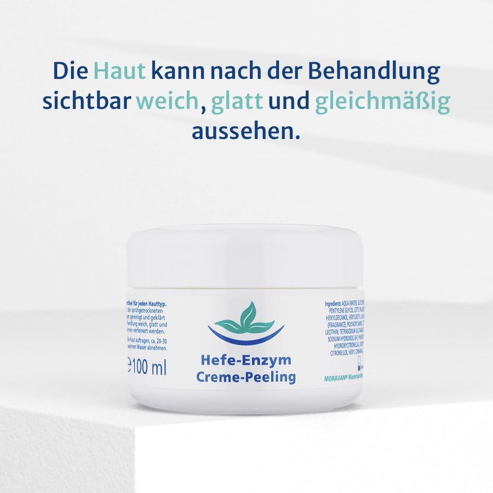Hefe-Enzym-Gesichtspeeling-Creme für alle Hauttypen | reinigend & schützend |100ml