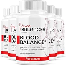 5 Pack Glyco Balance Pills, GlycoBalance Supplement Pills Advanced Maximum Strength Glycogen Support Formula, All-Natural Premium Ingredients for Overall Health & Wellness, Multivitamins 300 ct