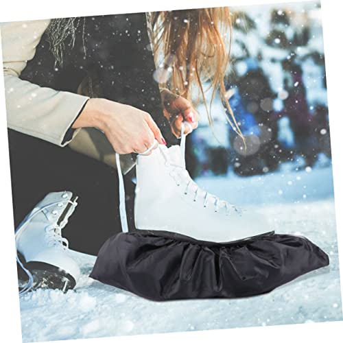 Gafoki 2 Pairs Ice Skates Roller Hockey Soakers For Figure Skates Skateboard Protective Gear Figure Hockey Guards Ice Hockey Covers Roller Skating Shoe Covers Breathable Shoes Cover Puck #TOP7