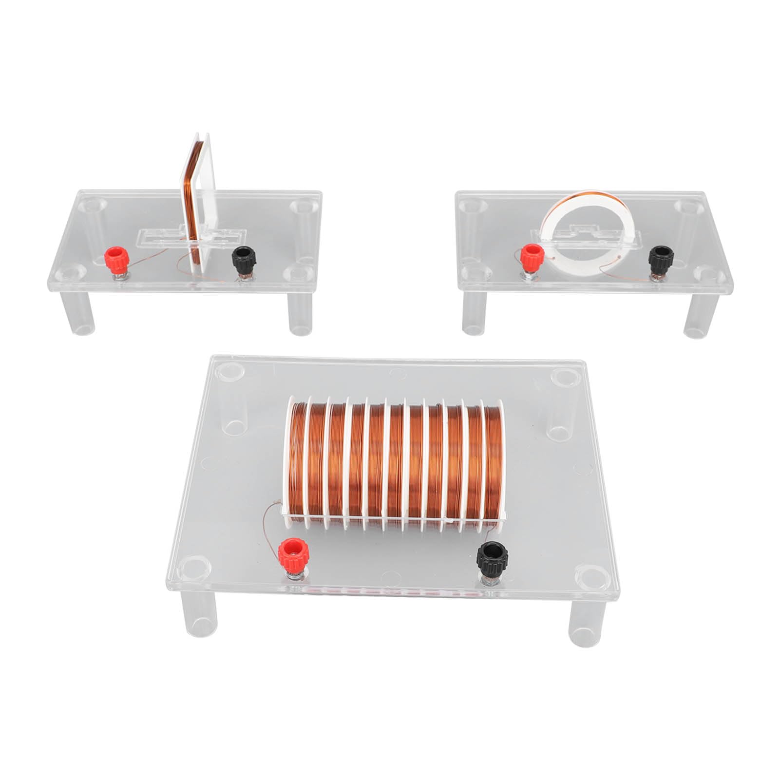 pour Les expériences scientifiques en Classe : kit d'instruments d'enseignement de la Physique de démonstration de Champ magnétique Actuel avec Coque en PVC Transparent projetable