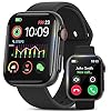 1.98″ Smart Watch for Android iPhone, 100+ Sports Modes, Health, Sleep and Fitness Tracker, Step Calorie Counter, Water Resistant Fitness Watch, Smartwatches for Men Women, 2 Bands Included (Black)