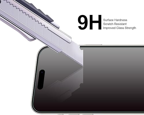 Miniatura 73 de Supershieldz (2 unidades) Diseñado para iPhone 14 Plus/iPhone 13 Pro Max (6.7 pulgadas) Protector de pantalla de vidrio templado