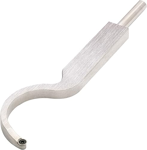 Miniatura 7 de Herramienta de torneado de madera con punta de carburo H8.9, herramienta de torno de madera de carburo para ampliar el hueco de cisne hecho de acero