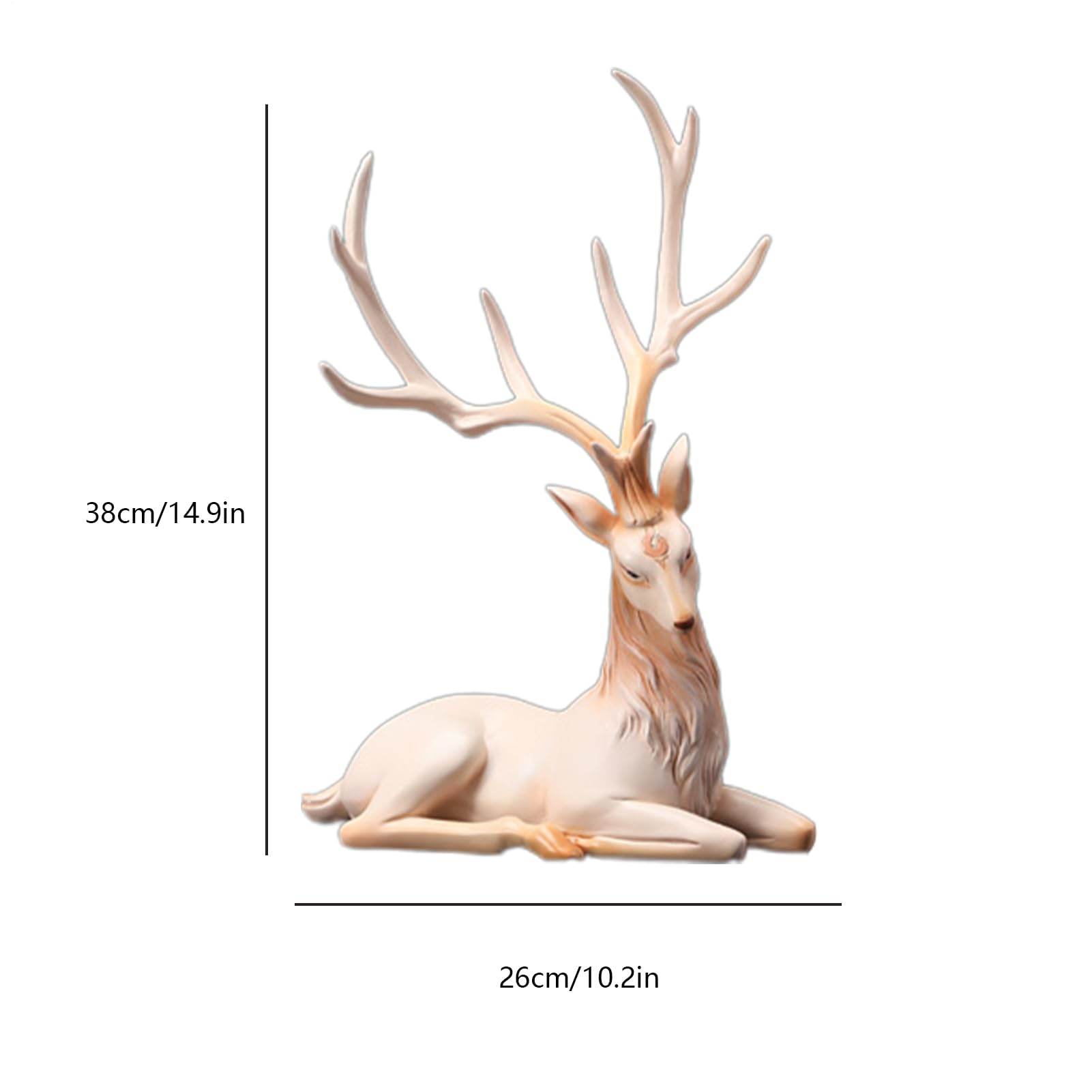 Genérico Estatua de Reno, estatuilla de Reno,Estatua de Mesa de clásica