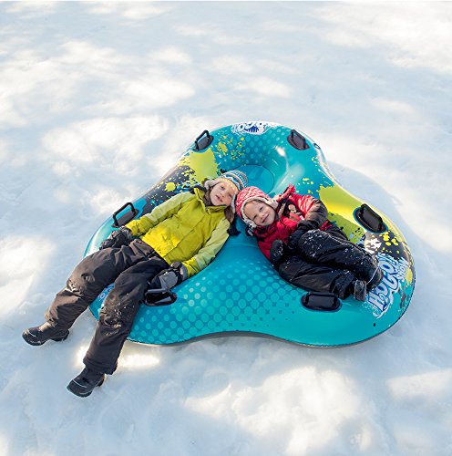 H2OGO! Snow Winter Rush 3-Person Inflatable Snow Tube - Thumbnail 5