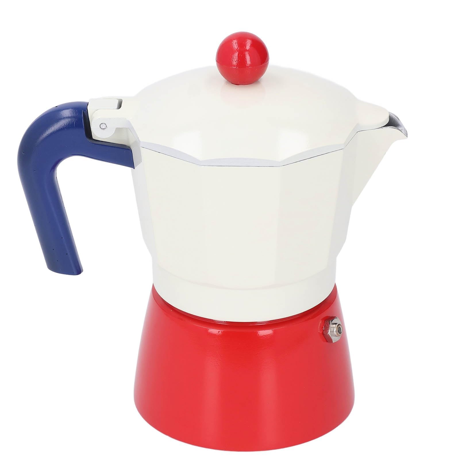 TOPINCN Caffettiera da 3 tazze, in alluminio, capacità 150 ml, macchina da caffè cubana manuale, macchina per caffè espresso italiano Greca per uso domestico all'aperto