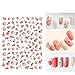 Produktbild 1 Blatt Obst Muster Bunte Nail Design Aufkleber Party Transfer Nagel Aufkleber DIY Wasser Abziehbilder Nail art Dekorationen