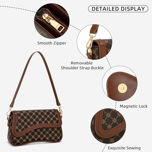 Image of KKXIU Shoulder Bag for Women Small Clutch Purses Cute Hobo Handbag Trendy Underarm Bag
