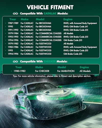 Image of SCITOO Front Left Brake Caliper Without Bracket 184127 Compatible For Cadillac For Brougham 1987 1989-1992,For Cadillac For Commercial Chassis 1979-1984 1992-1996,For GMC For R2500 Suburban 1987-1991