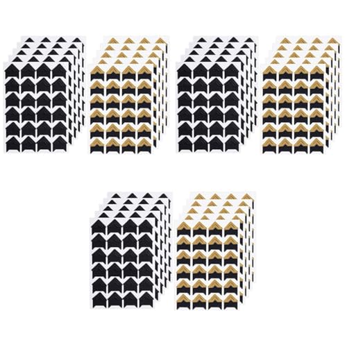 SEWACC 3sets Self-Adhesive Corner Stickers of Vintage Scrapbooking Sticker Sheets 10sheets*3