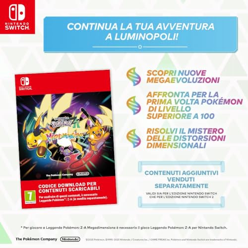 Leggende PokéMon: Z-A, Videogioco Nintendo, Ed. Italiana, Versione Su Scheda - 7