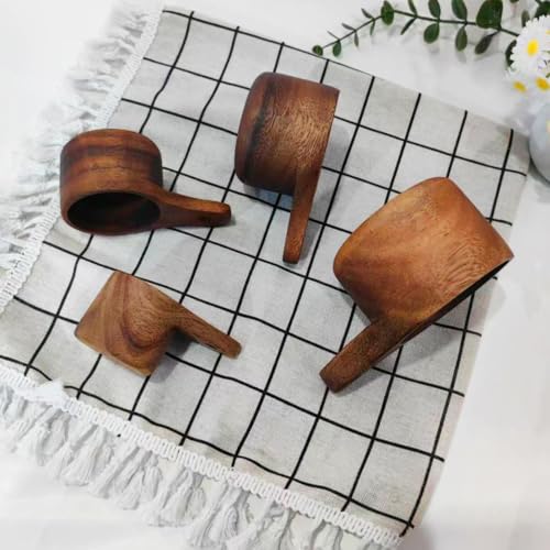 Cuchara de café de madera de granja para desayunos y repostería casera natural 5