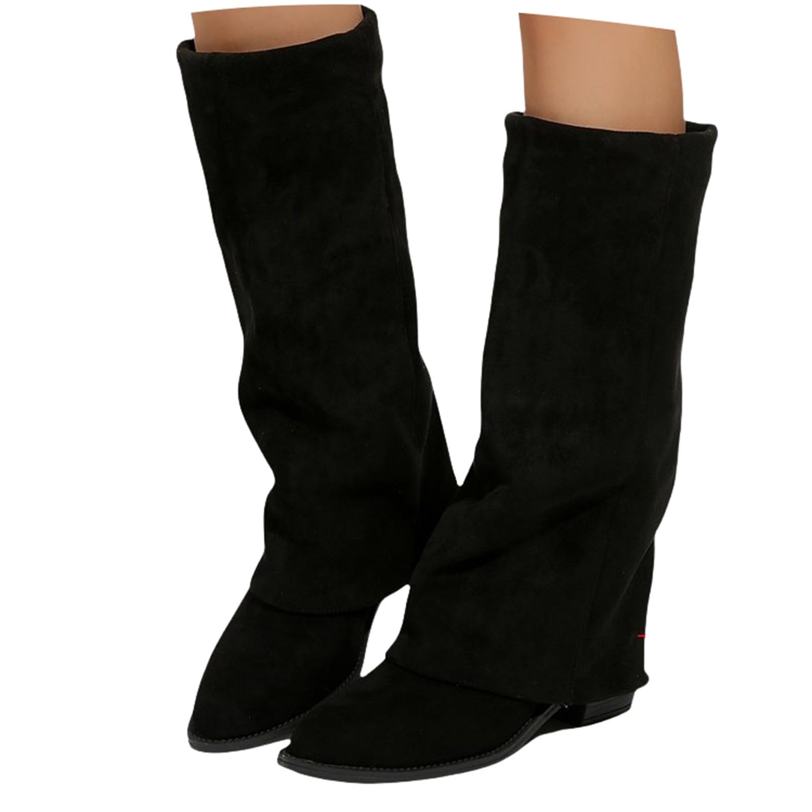 Bottes de cowboy pour femme - Automne - Bout pointu - Avec talon entonnoir