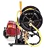 Portable Power Pressure Sprayer Pump with 4 Stroke Engine, Brass Made Pressure Pump for Gardening, Cleaning with Spray Gun, Hose Reel and 50m High Pressure Hose