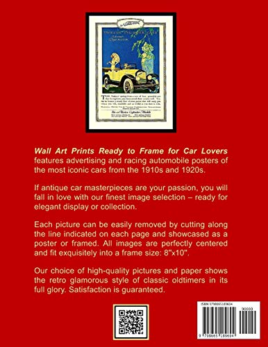 Oldtimers, Classic Cars D'Epoque, Vintage Advertising and Racing Automobile Posters: Wall Art Print