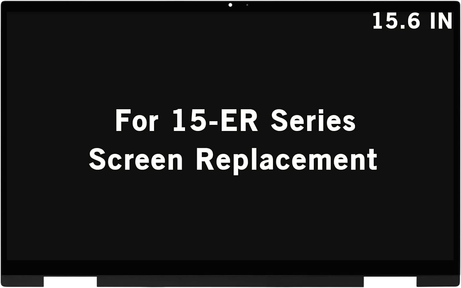 15.6" Screen Replacement for HP Pavilion x360 15-er 15t-er 15-er0xxx 15-er0000 15t-er0xx 15t-er000 M45119-001 M45118-001 FullHD 1080P IPS LCD Display Touch Screen Digitizer Assembly with Bezel