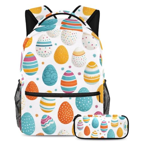Sac à dos pour enfants grand volume pour ranger grands cahiers et trousse assortie