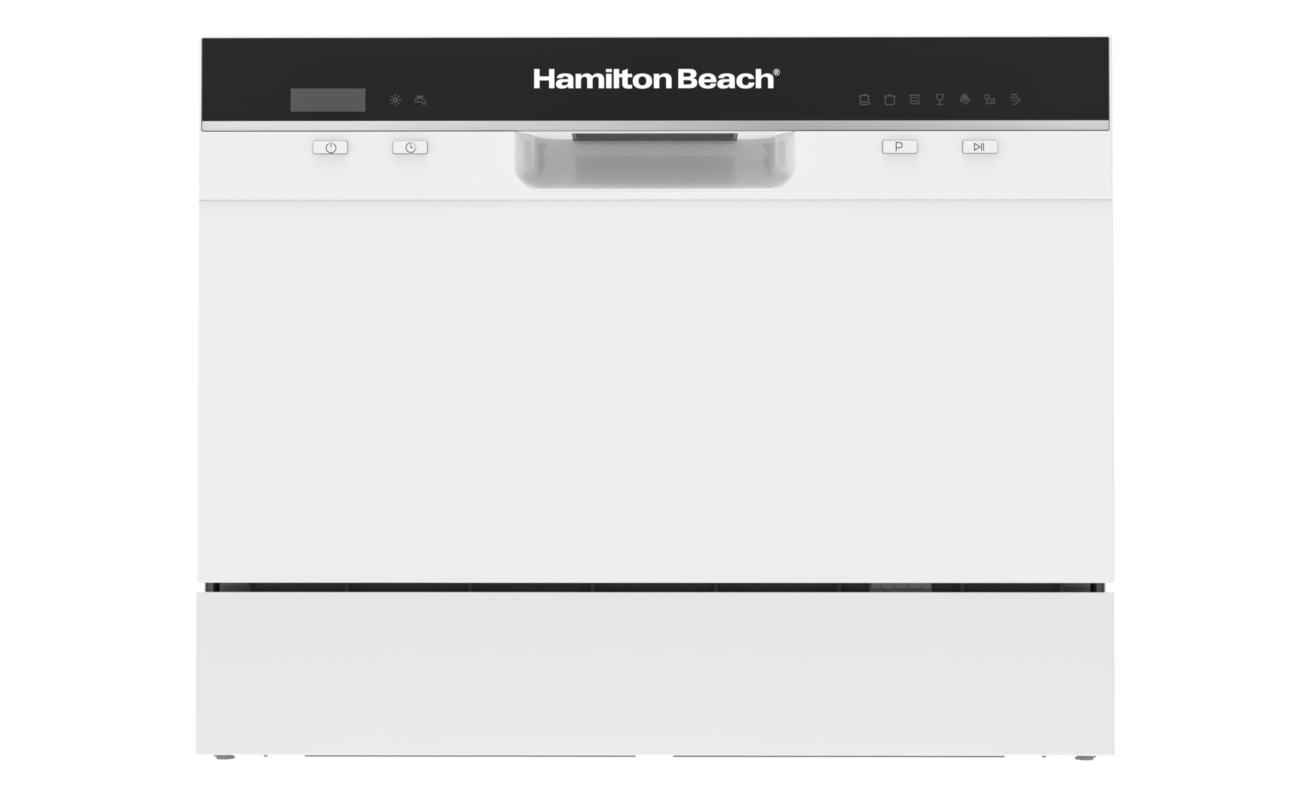 Lavavajillas de encimera HAMILTON BEACH HBDW3208 RCA RDW3208, 6 cubiertos, portátil, blanco