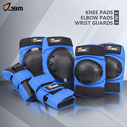 JBM Kids & Adults Knee Pads Elbow Pads Wrist Guards 3 In 1 Protective Gear Set for Multi Sports Skateboarding Inline… - Image 6