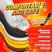 Heated Insoles for Men & Women with APP Control, 5000mAh Heated Insoles Rechargeable, Electric Foot Warmers for Hiking, Skiing, Camping, Hunting, Outdoor Work