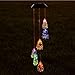 Yescom Solar Wind Chime LED Hanging Lights Outdoor Yard Camping Party Decor Christmas Tree Xmas Gifts Color Changing Night Lamp