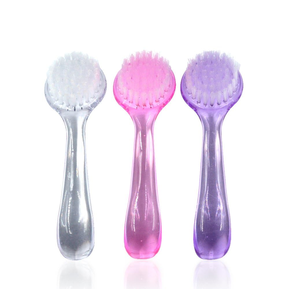 maniglia nail art spazzola di pulizia set manicure unghie e piedi scrubbing Cleaner e vestiti scarpe spazzole 6pcs