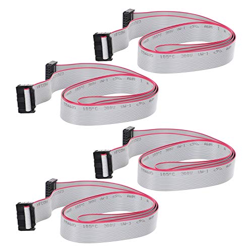 Cavo Piatto A Nastro 16 Poli Passo 1,27mm Per Connettori 2,54mm - Funduino - Scegli 1/3/5 Metri
