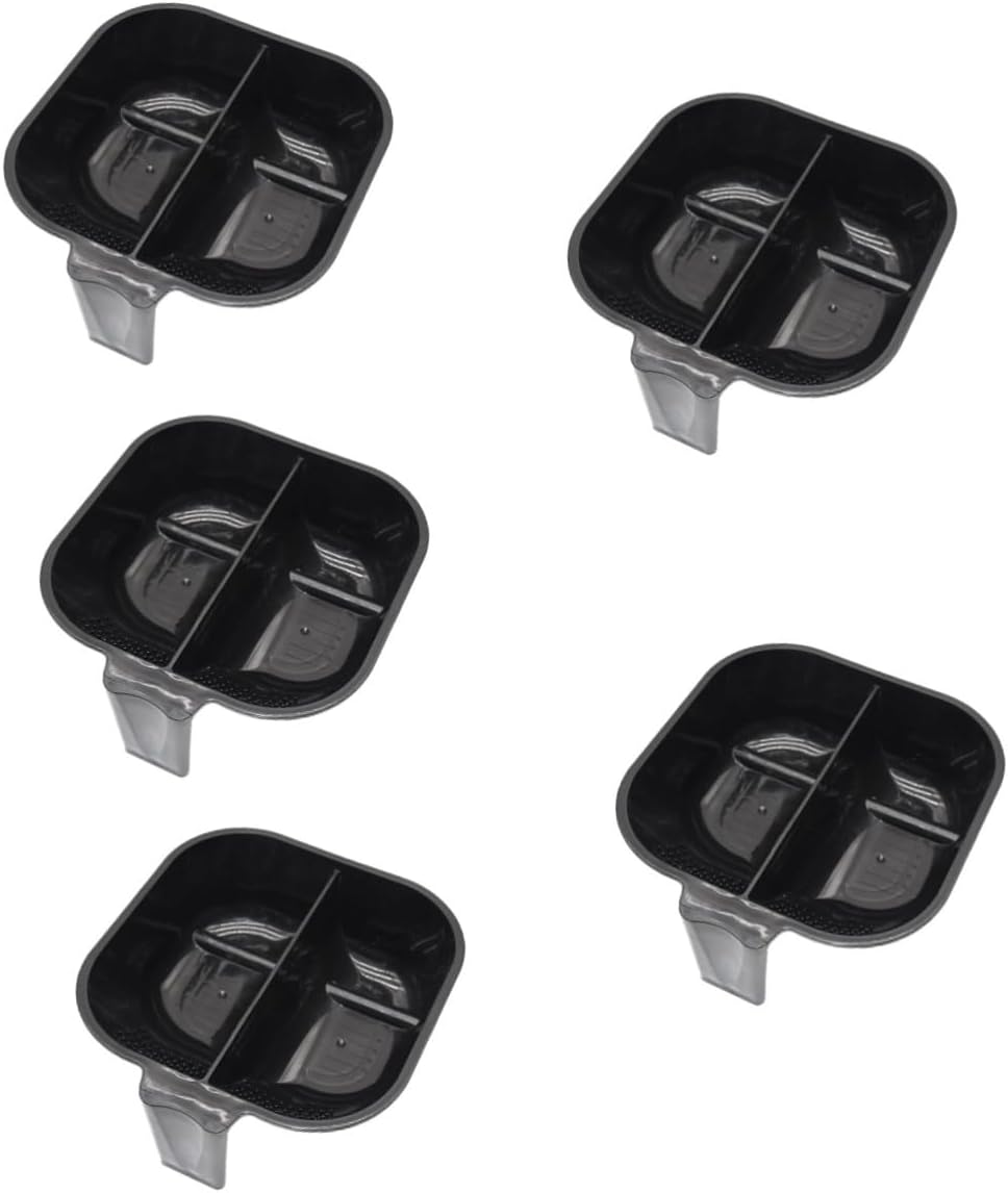 FOMIYES 5pcs Mixing Bowl for Hair Dyeing Large Plastic Mixing Bowl Handle for Hair Treatments and Salon Use and Applicator Tool