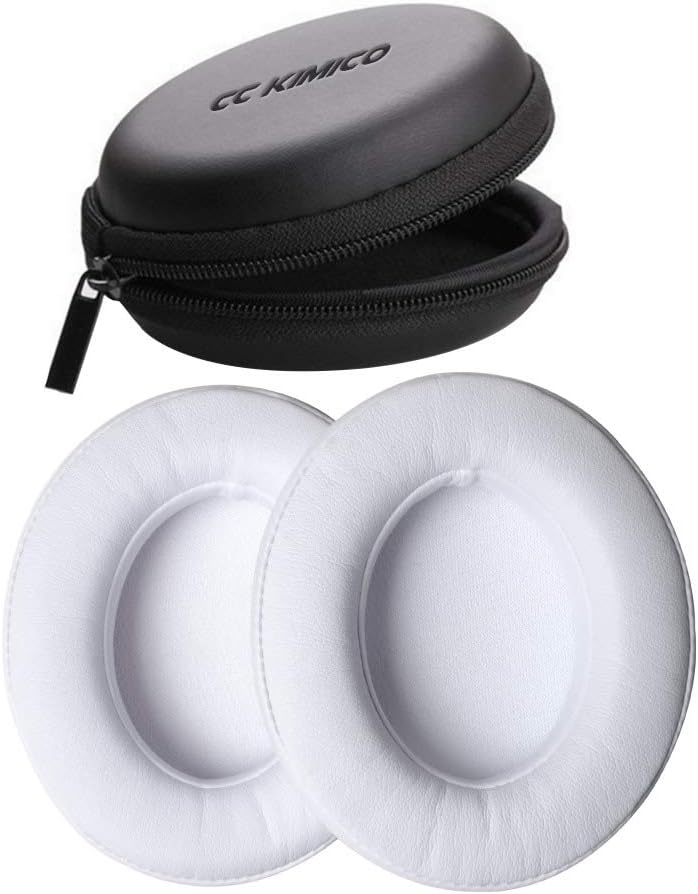 Replacement Earpads Compatible with Beats Ear Cushion Beats Studio 2.0 Wired/Wireless B0500 B0501 Headphone & Beats Studio 3.0 (White)