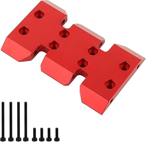 ZXYRC Placa de deslizamiento de caja de engranajes de transmisión de metal inferior de aluminio para 110 RC Crawler LCG Axial SCX10 I II III Capra