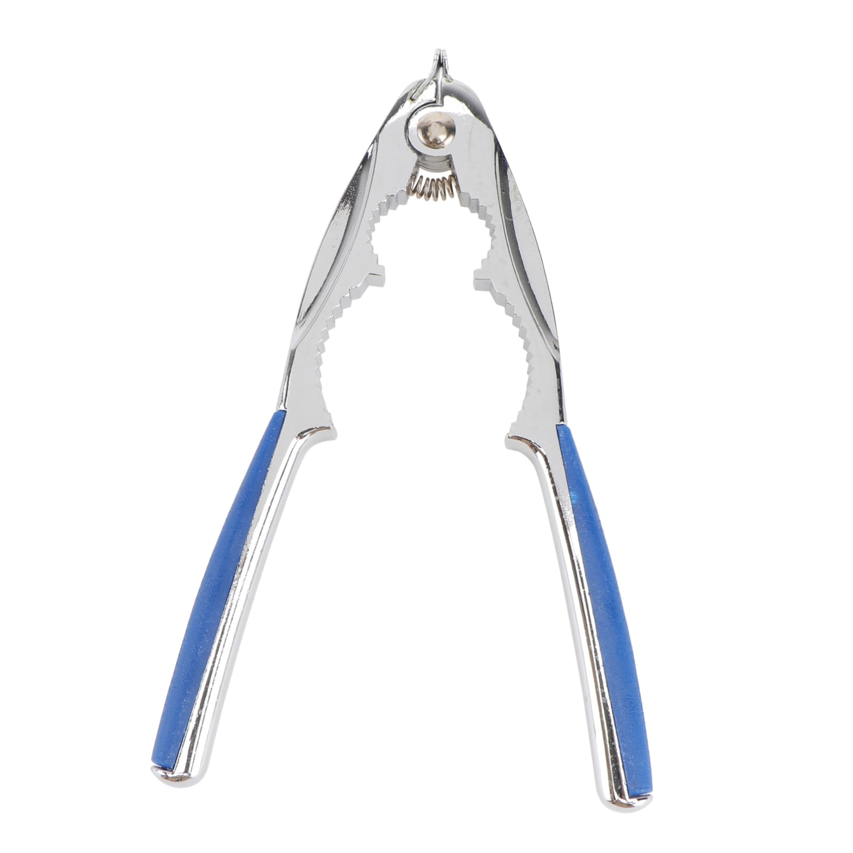 HOLIDYOYO 1pc Multifunctional Nut Clip Tool Walnut Clamp for Easy Nut Cracking Restaurants and Hotels for Pecans Almonds and More Silver Blue