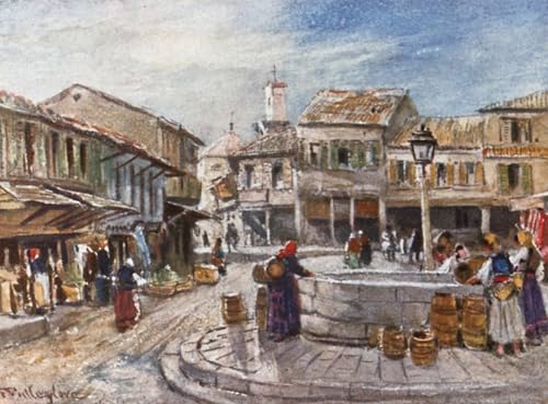 Tableaux Peinture Murale Nordique Kalamata pour Décoration de la Chambre Ambiance Voyage sur Toile