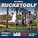 bucketgolf Game The Original Ultimate Backyard Lawn Golf Game for Family, Adults and Kids - Portable 6 Hole Golf Course Play Outdoor, Lawn, Park, Beach, Yard.