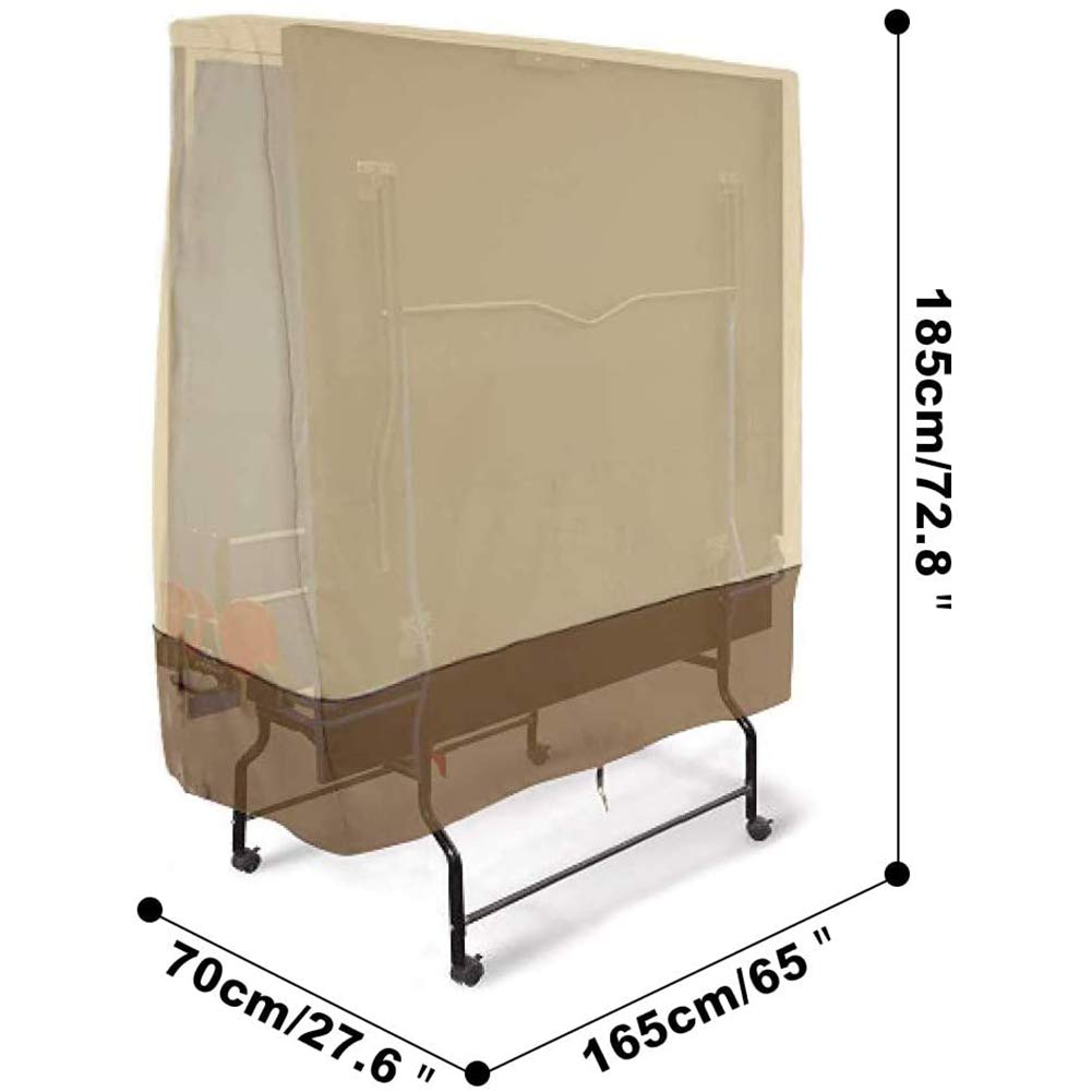 Table Tennis Table Housse, Étanche, Résistance au Vent, Anti-UV, Résistant à la Déchirure, Bâche Housse de Protection, pour intérieur et extérieur