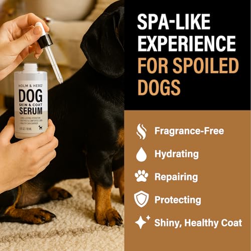 Dog Skin & Coat Lotion – Fragrance-Free Moisturizing Dog Treatment for Dry, Itchy Skin – Hydrating Skin & Coat Supplement for Pups – 4 fl oz - Thumbnail 2