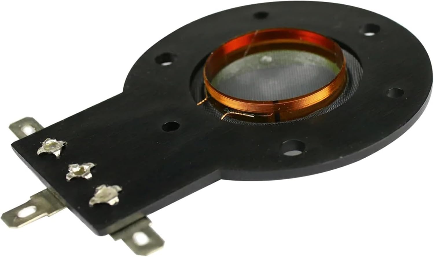 25Core Translucent Silk Membrane Dome Speaker Repair Coil Horn Tweeter 25.5mm Round Frame Parts 8Ohm 2PCS