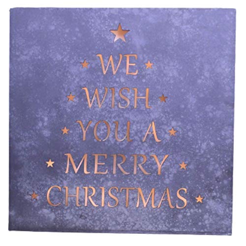 Cadre en bois de Noël Be-Creative 40x40 cm cadeau idéal fêtes