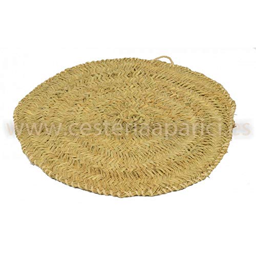 Cesteria Aparici Alfombra Esparto Redonda con Ribete (80cm)