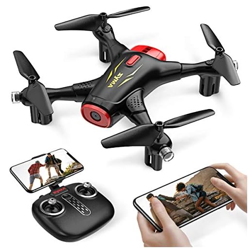 Syma X400 Mini Drone with Camera for Adults & Kids 720P Wifi FPV Quadcopter with App Control, Altitude Hold, 3D Flip, One Key Function, Headless Mode, 2 Batteries, Easy to Fly for Beginners