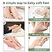 Foot Peel Mask 3 Pack， Exfoliator Peel Off Calluses Dead Skin Callus Remover，Soft Smooth Touch Feet-Men Women (Tea Tree)