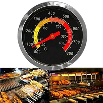 BIG BOOM Temperature BBQ Thermometer Gauge Outdoor Cooking Grilling Tools Measuring