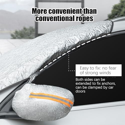 Parabrisas sun shade plegable con cubierta solar aislada para minivan 2
