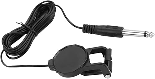 Miniatura 4 de Pastilla de violín, conector de audio de 0.250 in, micrófono piezoeléctrico para violín, guitarra acústica