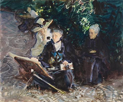 Art Tableau au Généralife Sargent impression sur toile 60x90cm