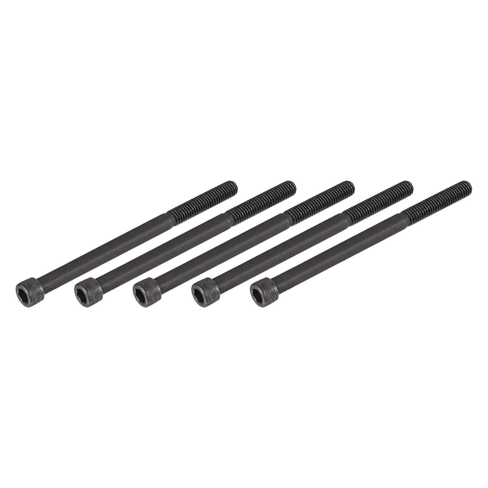 METALLIXITY Hex Socket Bolts (3/8-16x5-1/2") 5pcs, 12.9 Grade Alloy Steel Hex Socket Drive Screw